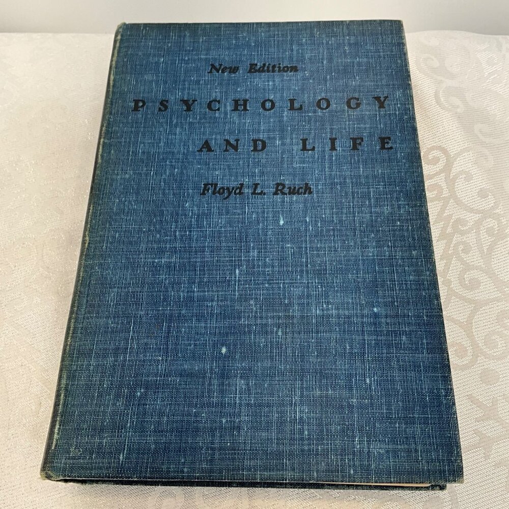 Psychology And Life By Floyd L. Ruch New Edition‎ Hardcover 1941